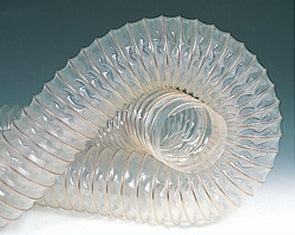 PU Flexible Light Weight Clear Hose 1Metre Length 152mm - Aries Machine Services