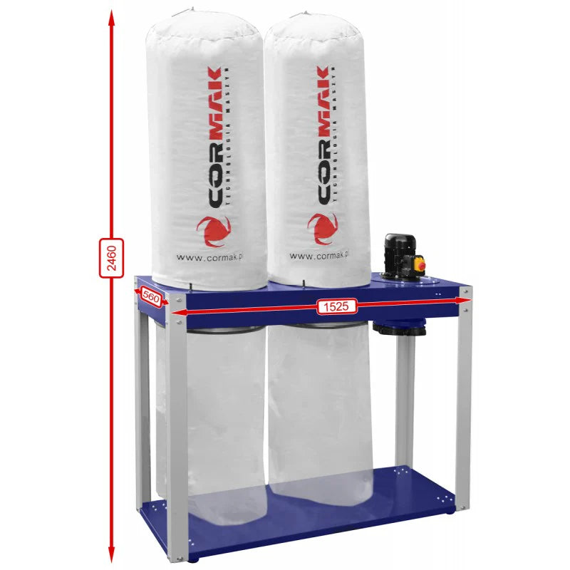 Cormak FM500 Dust Extractor 3 Phase 400v - Aries Machine Services