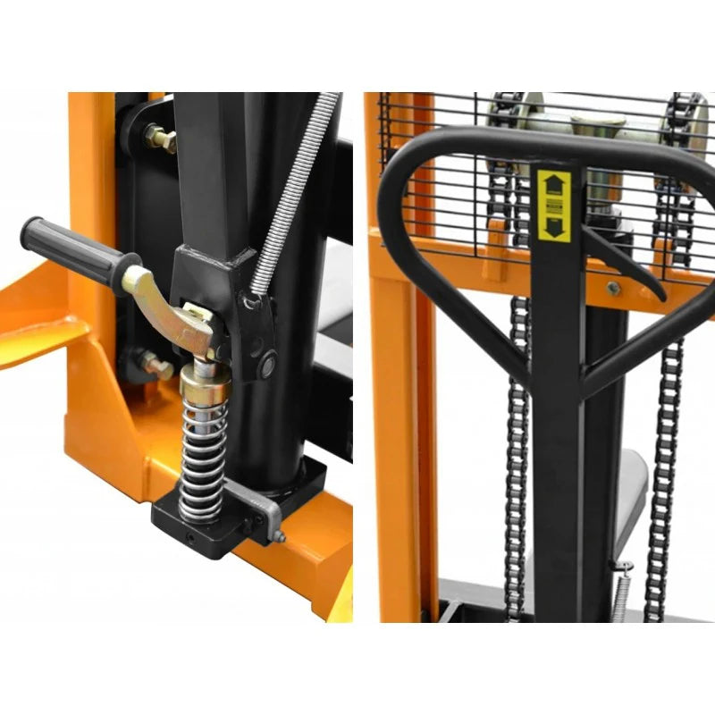 Cormak 1500KG WRHS1516 Mast Pallet Stacker with Adjustable Forks Moves 1600mm - Aries Machine Services