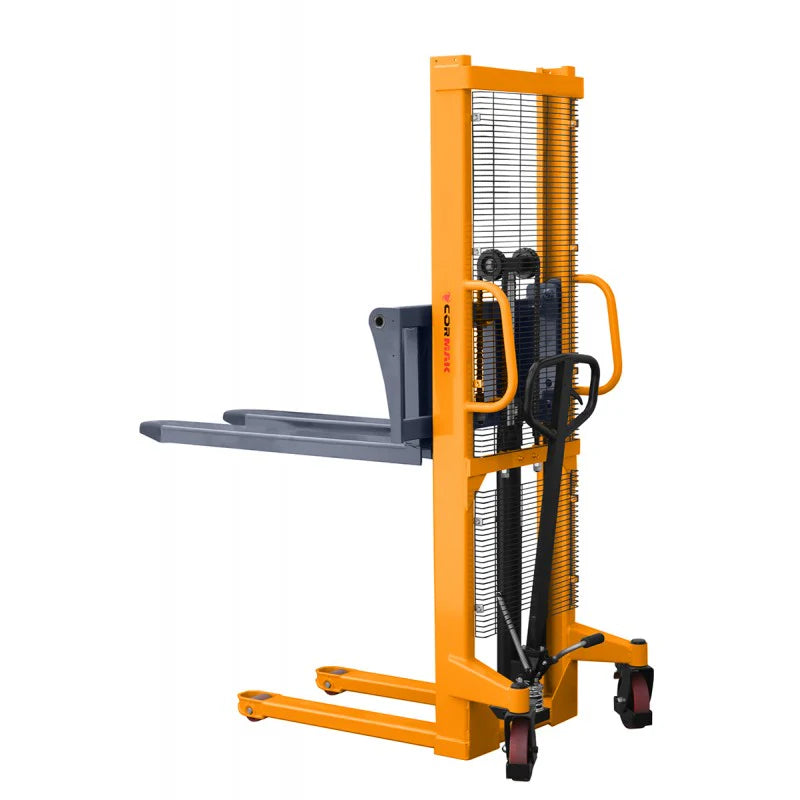 Cormak 2000kg WRHS2016 Mast Pallet Stacker with Adjustable Forks Moves 1600mm - Aries Machine Services